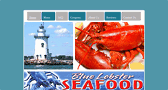 Desktop Screenshot of bluelobsterseafood.com